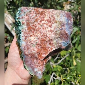 Unique Multicolor Rough River Jadper Stone